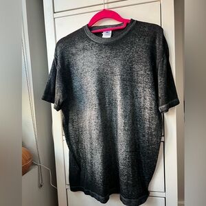 Colortone Acid Wash Grey Short Sleeve Tee Shirt - M